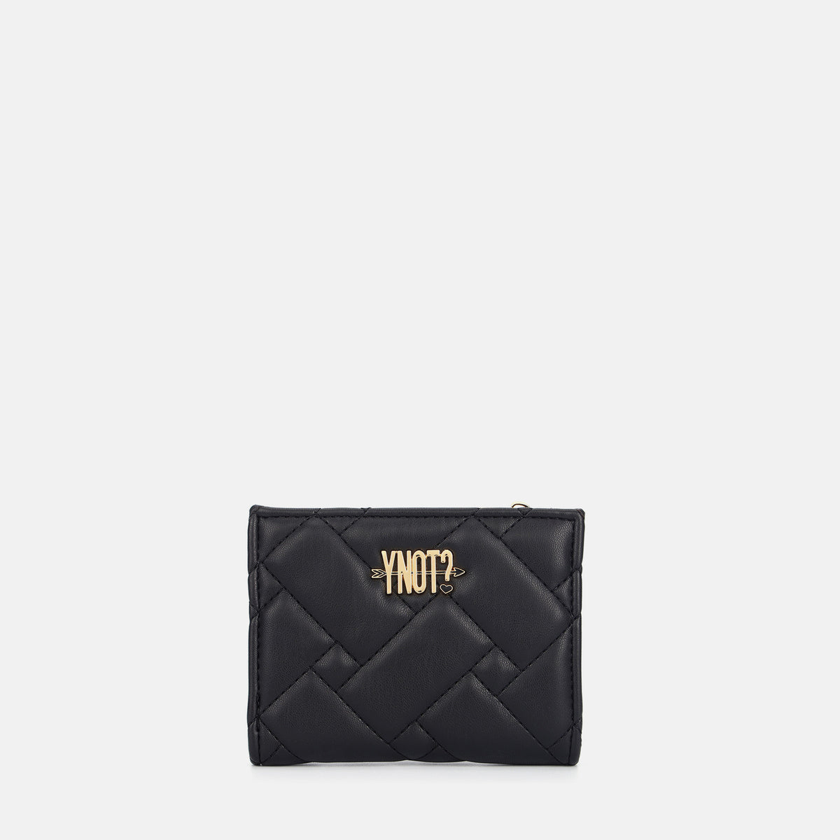 ynot  -  ynot portafoglio logo dorato  -  mln654f7