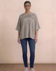 scrilù  -  maglia mezza manica scollo rotondo  -  mg205