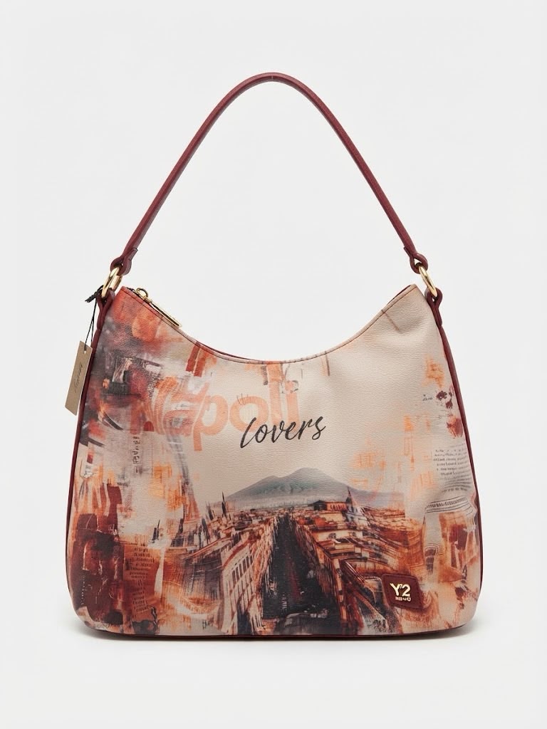 ynot  -  ybag borsa a braccio stampa 
dimensioni:14x43x30  -  cpd013f7