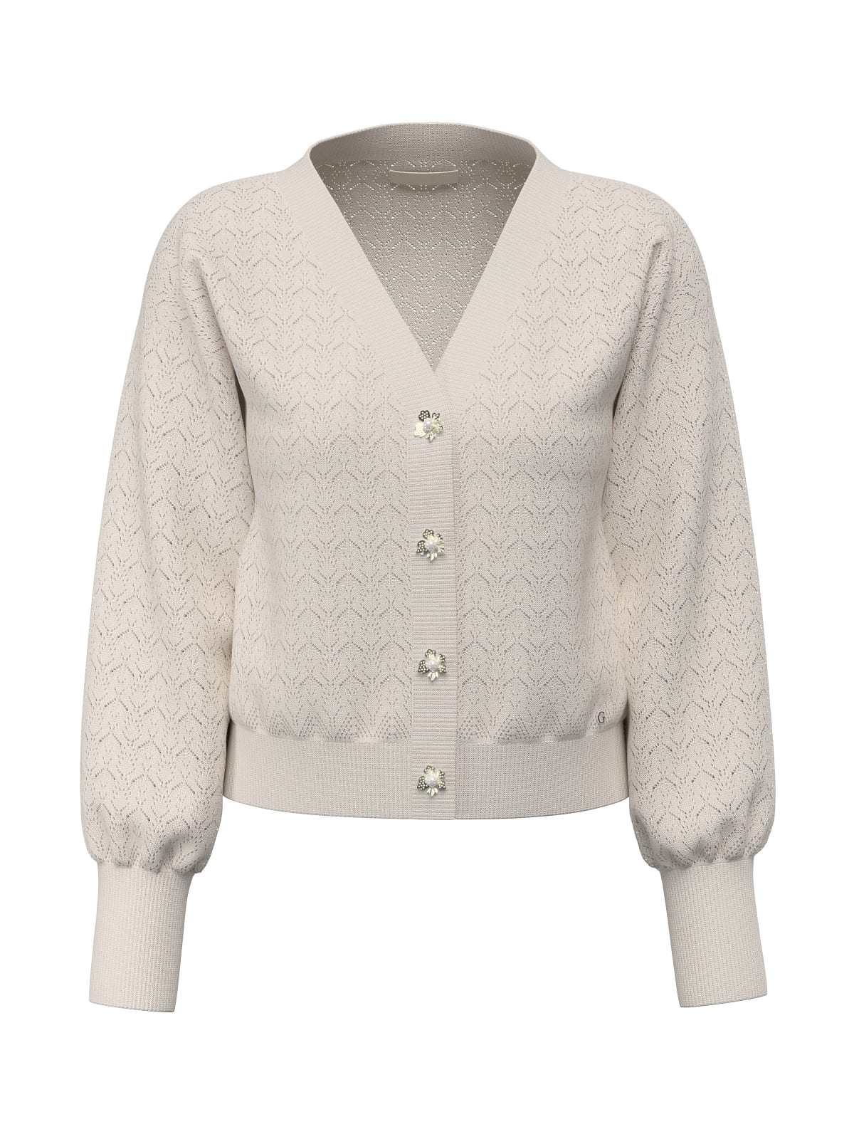 GUESS  -  Cardigan scollo a v  -  w6yr14z0955