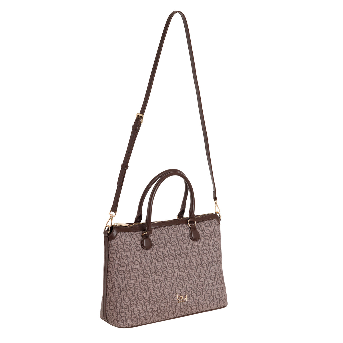 byblos  -  borsa a spalla modello notredame dimensioni:28x37x14  -  bybs64a17