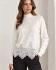 influencer italia  -  maglione manica lunga mezzo collo  -  06h95066