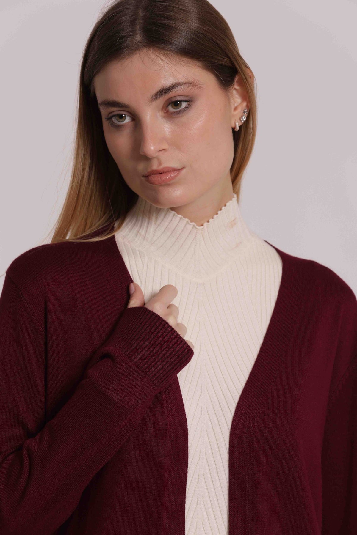 mimi mua  -  cardigan lungo  -  afap-3810