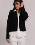 mimi mua  -  maglioncino con collo camicia  -  afap-3840