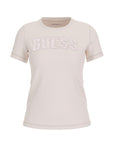 GUESS  -  Shirt scritta strass  -  W5GI04J1314b