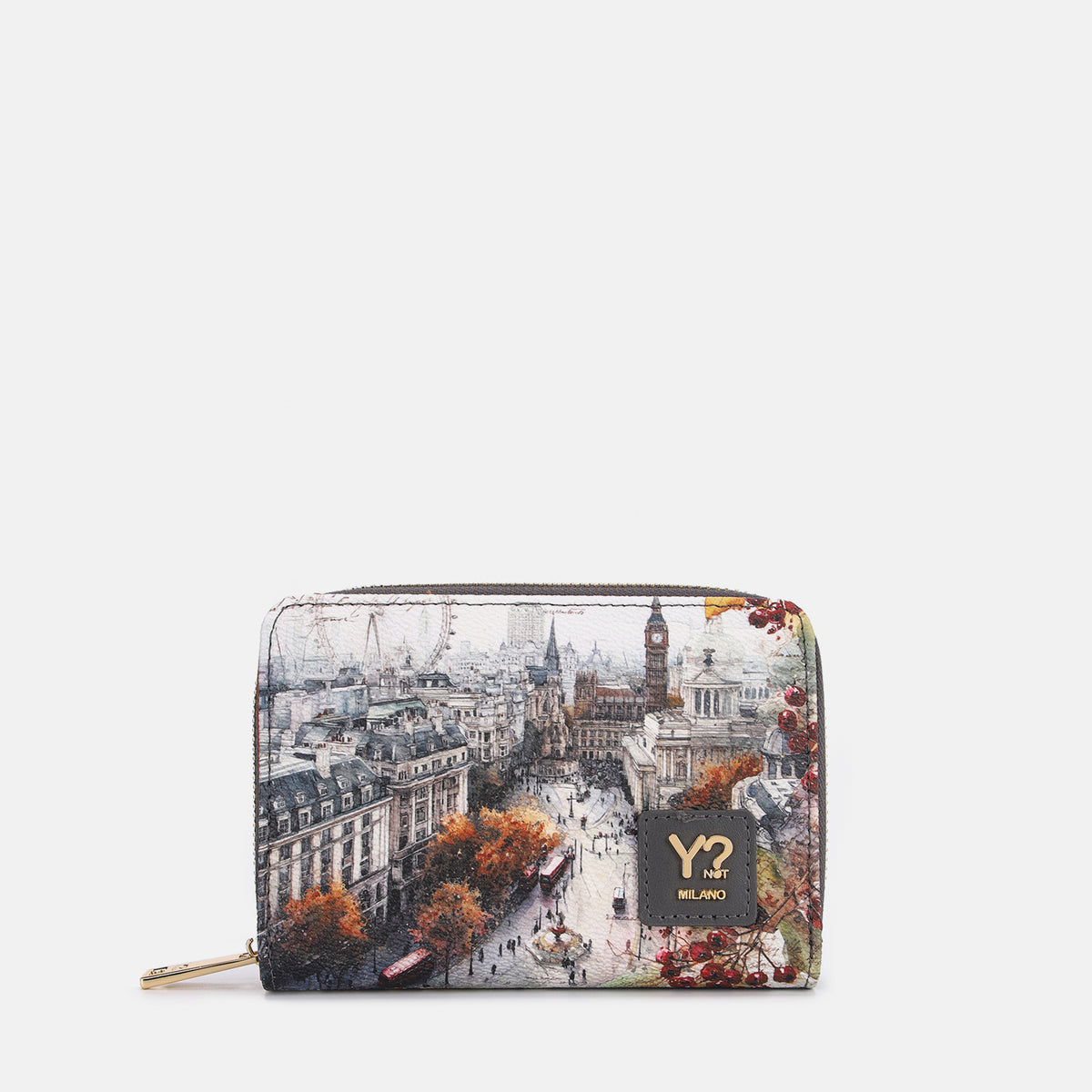 ynot  -  Yes Bag Portafoglio Stampa Città
dimensioni:L 14,50 x P 3,50 x H 10,00  -  yes362f7