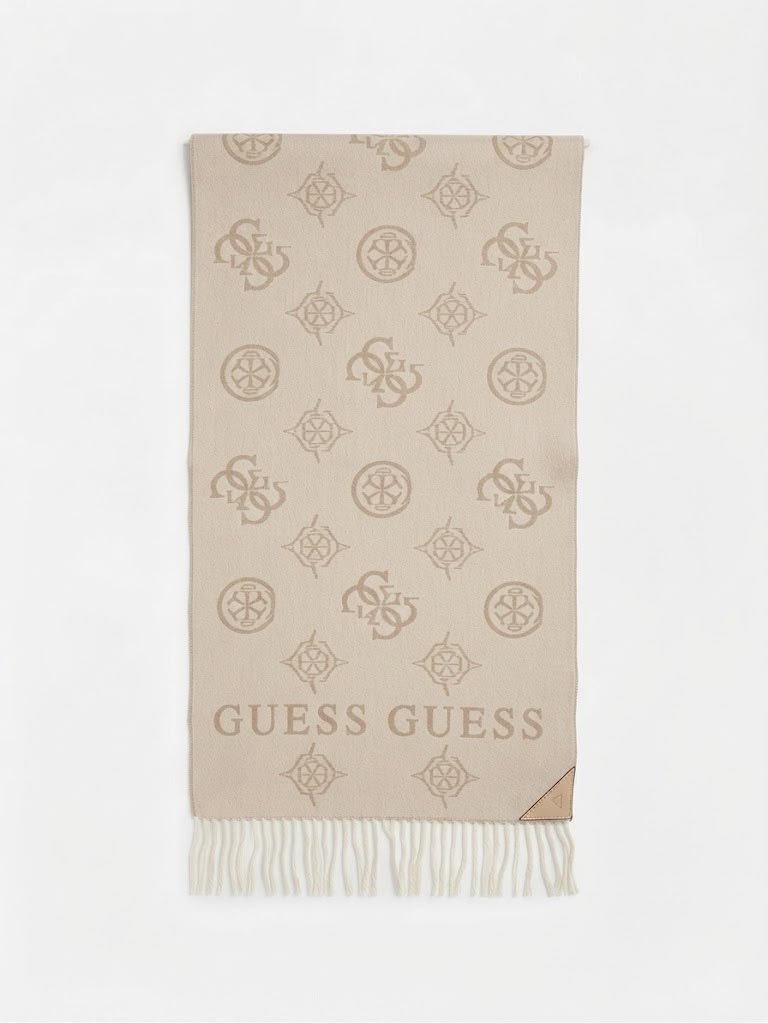 GUESS  -  sciarpa con logo e scritta  -  aw5654pol03