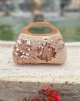 scrilú  -  Clutch piccola in rafia  -  BOR2