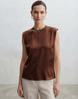 giorgia e johns  -  top collo laminato  -  60030
