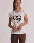 mimi mua  -  Maglia stampa petto  -  SHAO-1136