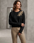 influencer italia  -  maglione manica lunga scollo rotondo  -  06h952383