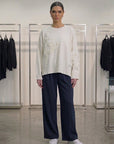 scrilù  -  maglia manica lunga mezzo scollo  -  mg209