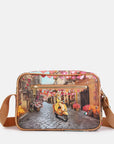 ynot  -  Yes Bag Borsa Shopping Medium Stampa Città Napoli e Tokyo.
L 26,50 x P 17,50 x H 8,00  -  YES440S6