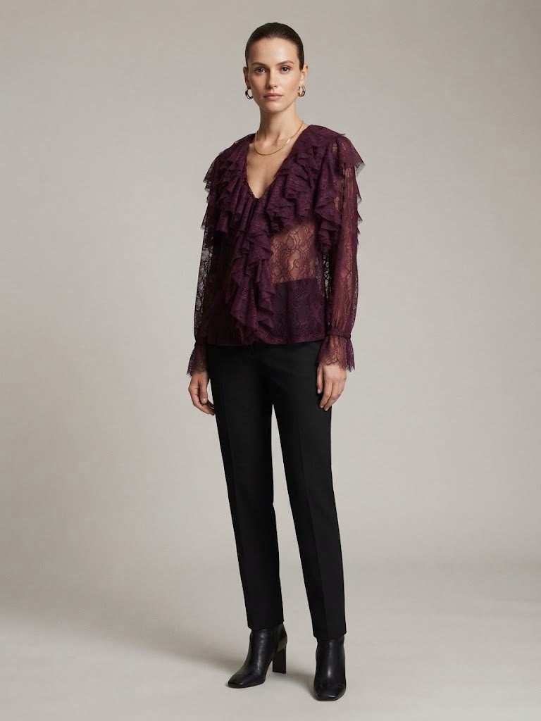 giorgia e johns  -  blusa in pizzo  -  60142
