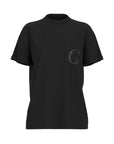 GUESS  -  Shirt in cotone manica corta stampa perle  -  W6GI17K3037