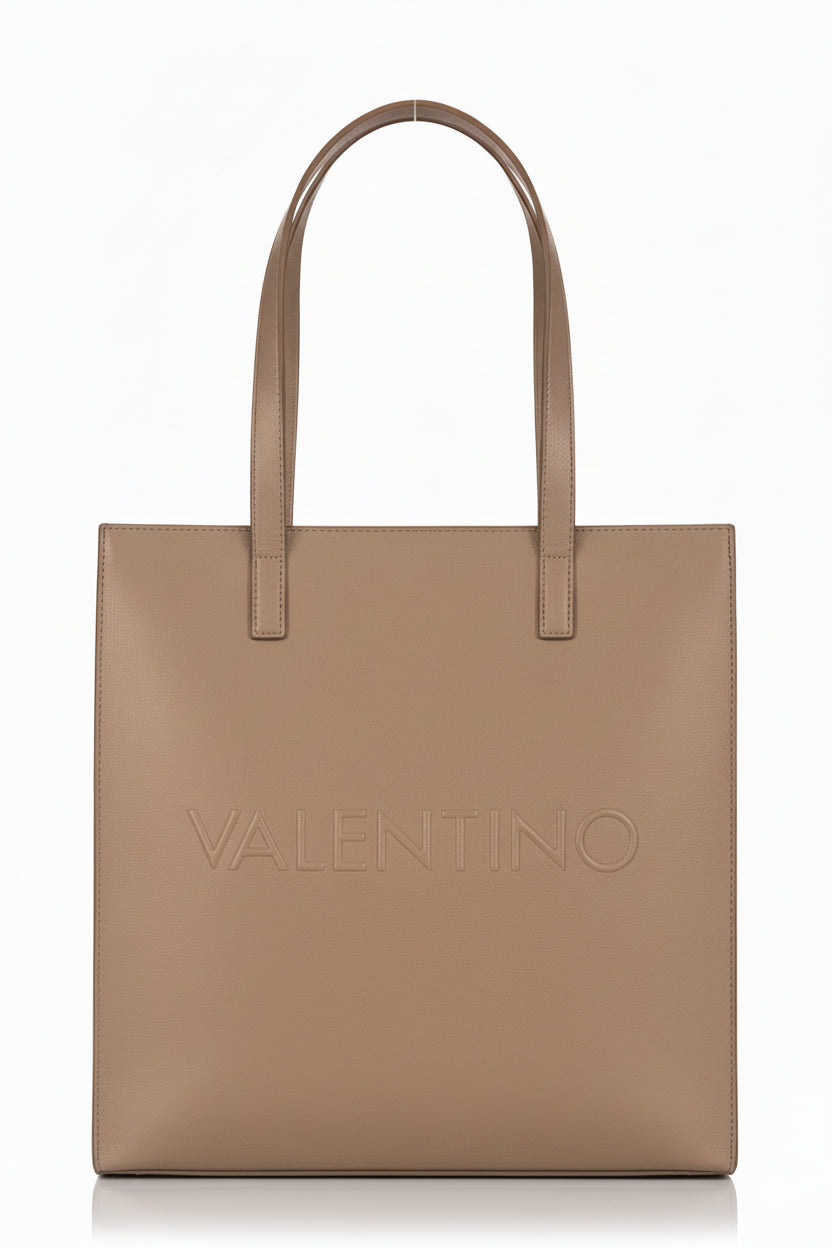 VALENTINO  -  Borsa Valentino in eco pelle effetto saffiano
Modello shopper con chiusura con zip  -  VBS90B01