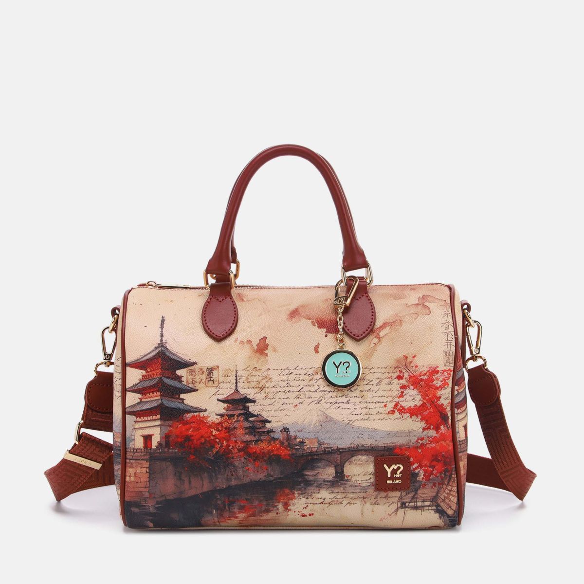 ynot  -  Yes Bag Bauletto Stampa Città
dimensioni:L 30,00 x P 16,50 x H 23,00  -  yes318f7
