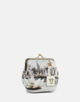 ynot  -  Yes Bag Portafogli Stampa Città Roma, Venezia, Parigi e Liberty.
L 13,00 x P 3,50 x H 11,50  -  YES586S6