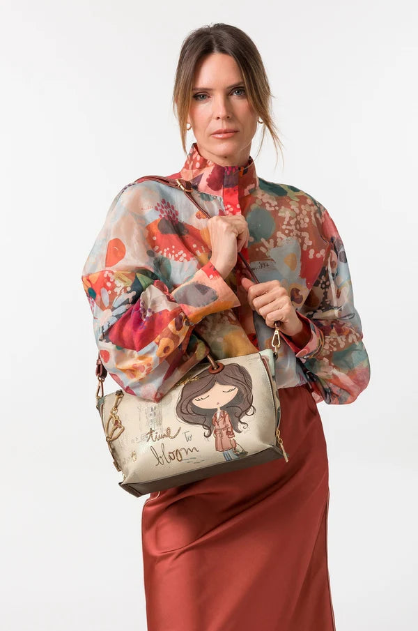 annekè  -  Borsa con manico corto e tracolla Tulip
dimensioni:28 cm / 22 cm / 10 cm  -  43701-435