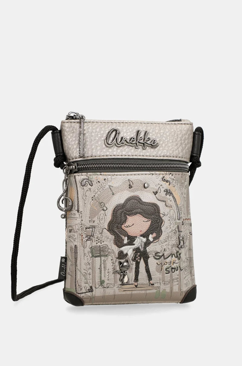 annekè  -  Mini tracolla regolabile Orchestra
dimensioni:14 cm / 19 cm / 3 cm  -  43803-904