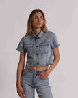 mimi mua  -  Maglia denim  -  ZDAO-6634