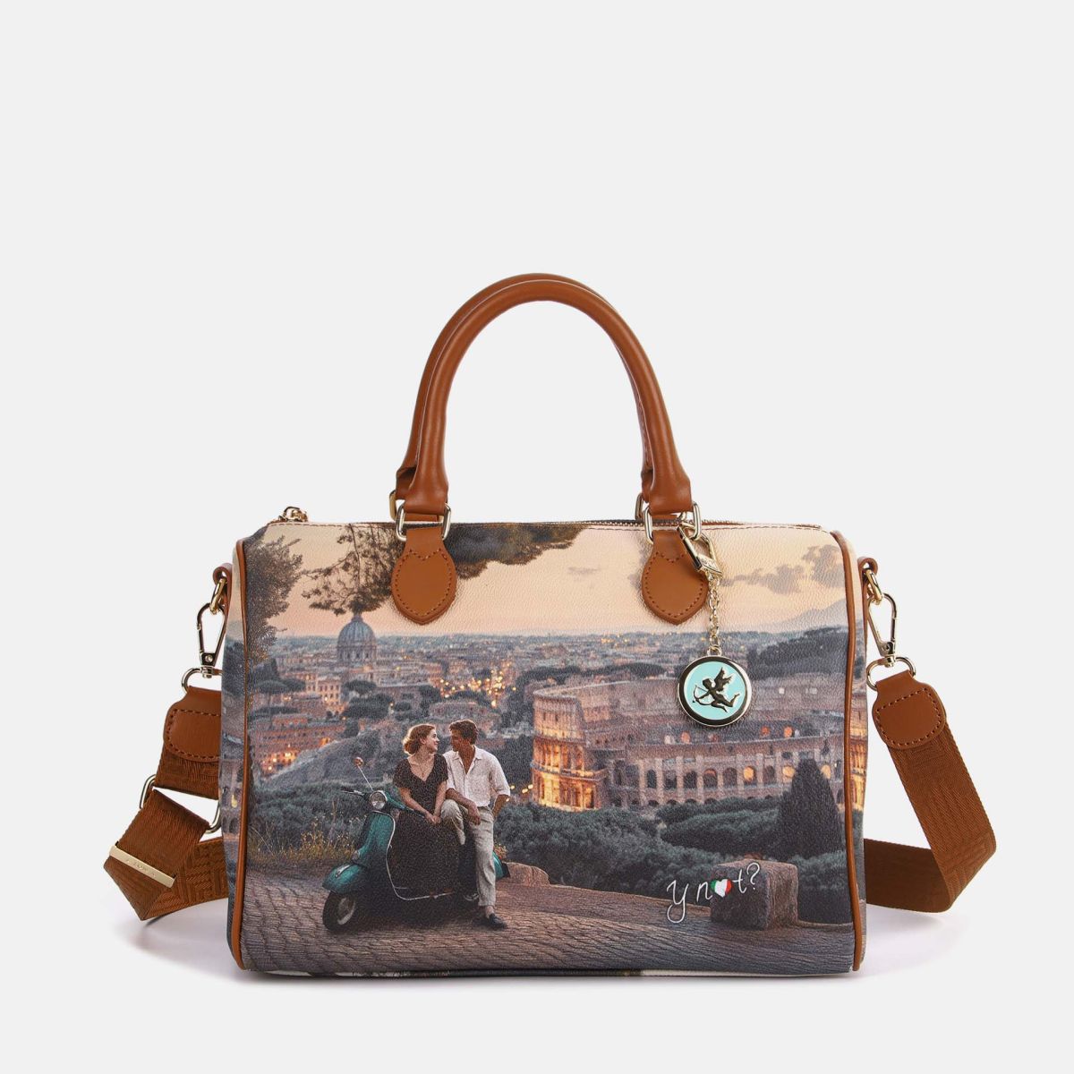 ynot  -  Yes Bag Bauletto Stampa Città
dimensioni:L 30,00 x P 16,50 x H 23,00  -  yes318f7