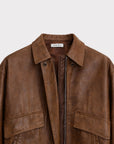 giorgia e johns  -  Giacca eco pelle cropped  -  60031