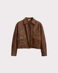 giorgia e johns  -  Giacca eco pelle cropped  -  60031