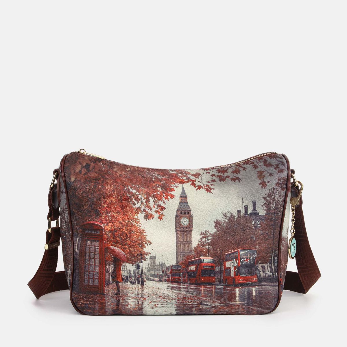 ynot  -  Yes Bag Borsa A Spalla Stampa Città
dimensioni:L 31,00 x P 6,00 x H 12,00  -  yes370f7