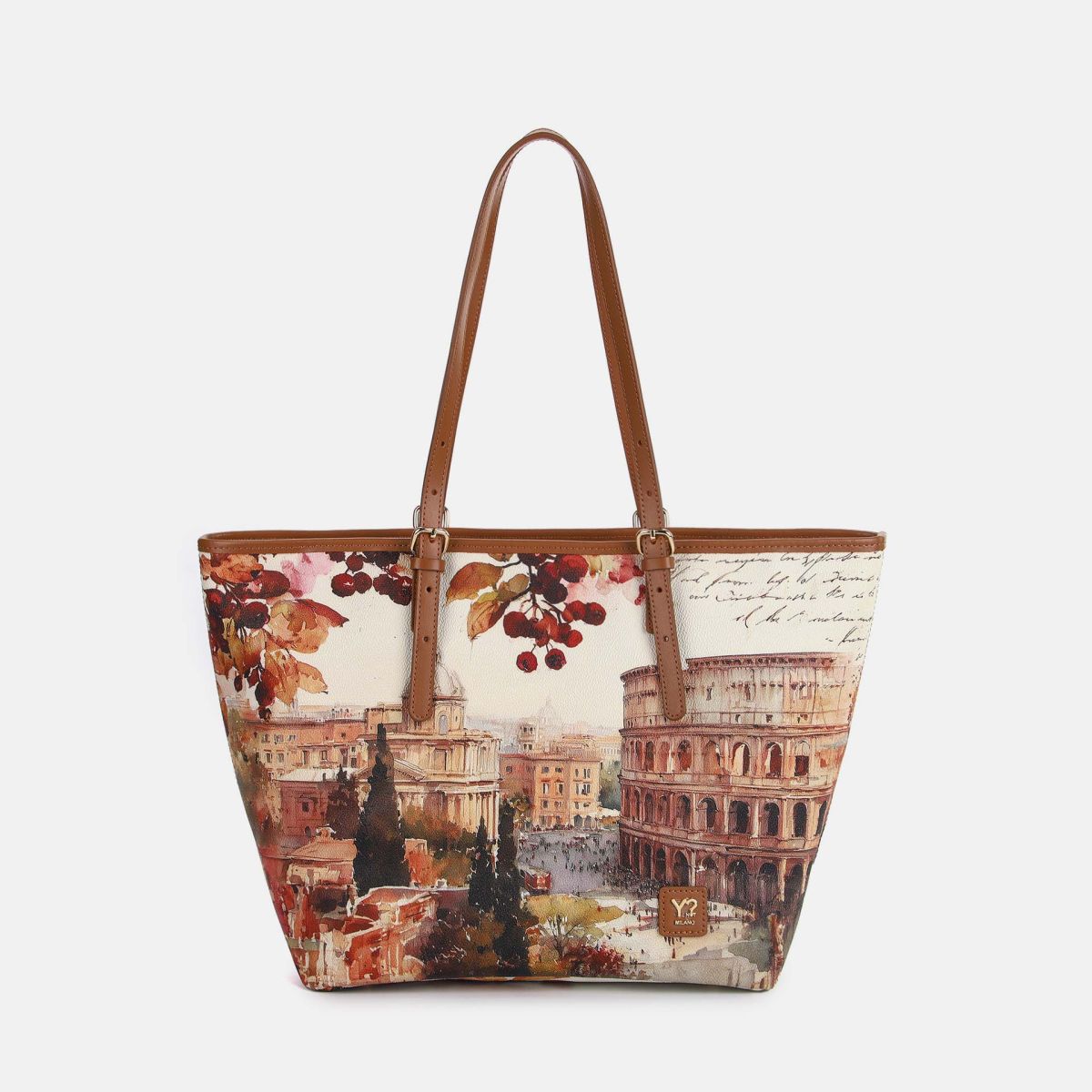 ynot  -  Borsa Shopping Stampa Città
dimensioni:L 44,50 x P 17,00 x H 27,50  -  yes722f7