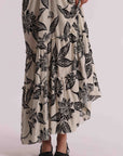 mimi mua  -  Vestito fantasia foglia fiore  -  JJAO-4475