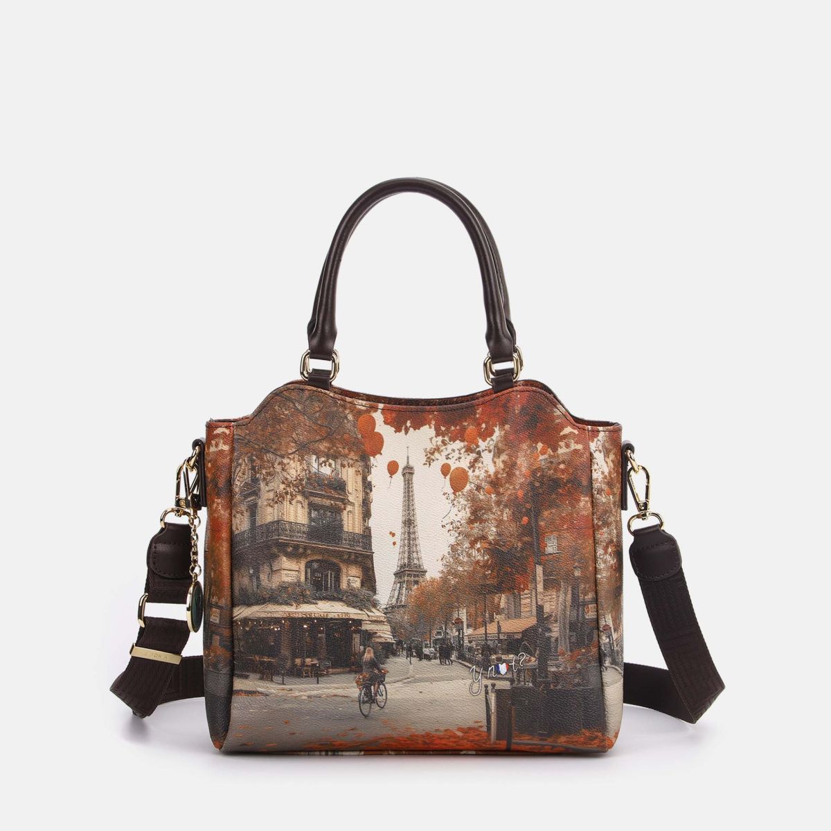 -  Yes Bag Borsa Tote Stampa Città
dimensioni:L 26,00 x P 12,00 x H 22,50  -  yes729f7