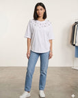 influencer italia  -  maglia in cotone morbida  -  05AB221