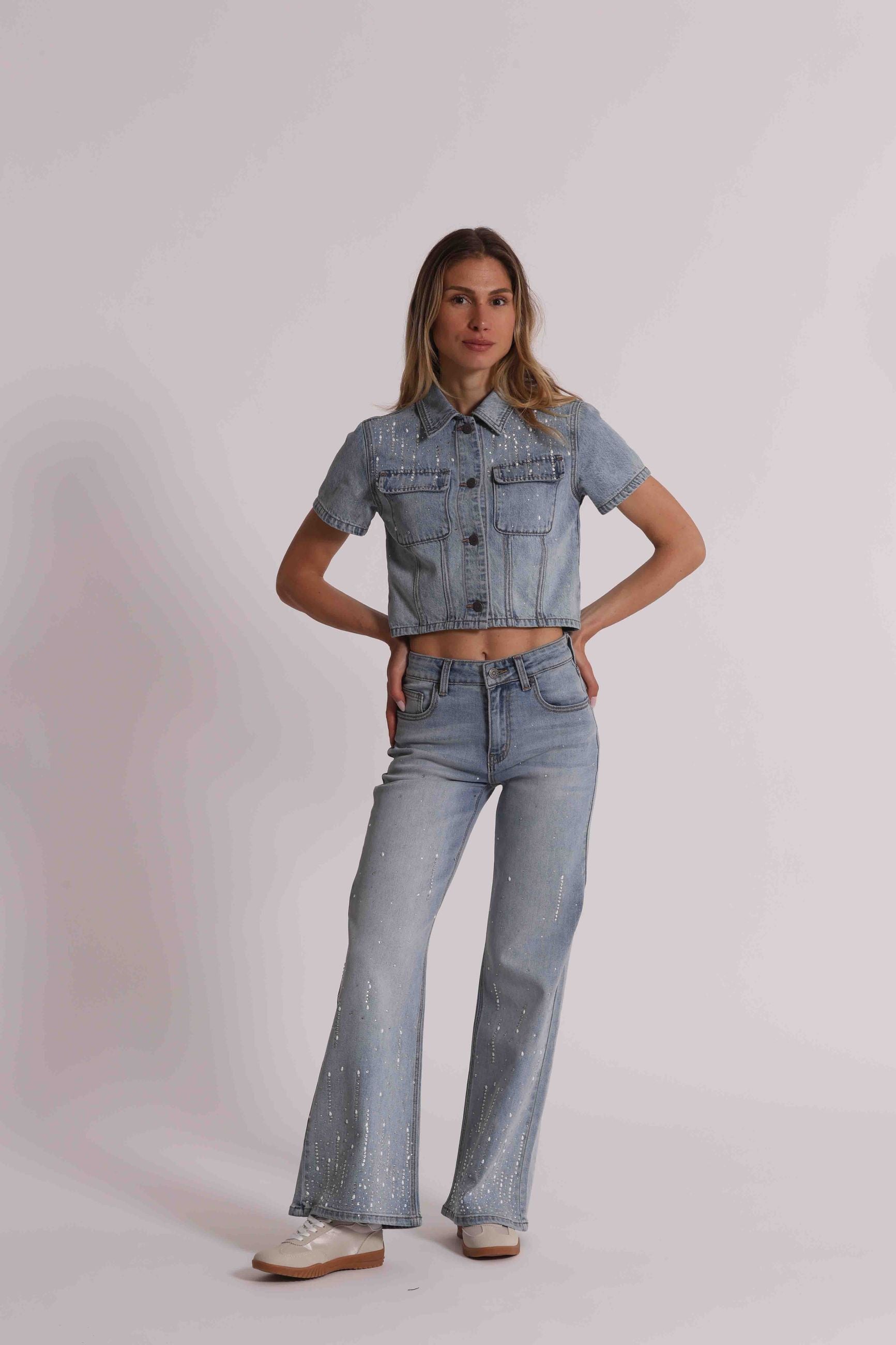 mimi mua  -  Maglia denim  -  ZDAO-6634