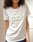 influencer italia  -  Shirt influencer 
Dettaglio scritta in paillettes
Maniche corte  -  03AB186