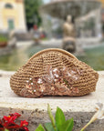 scrilù  -  Borsa a mano in rafia  -  BOR3