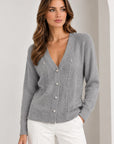 influencer italia  -  cardiga manica lunga scollo a v  -  06h953020