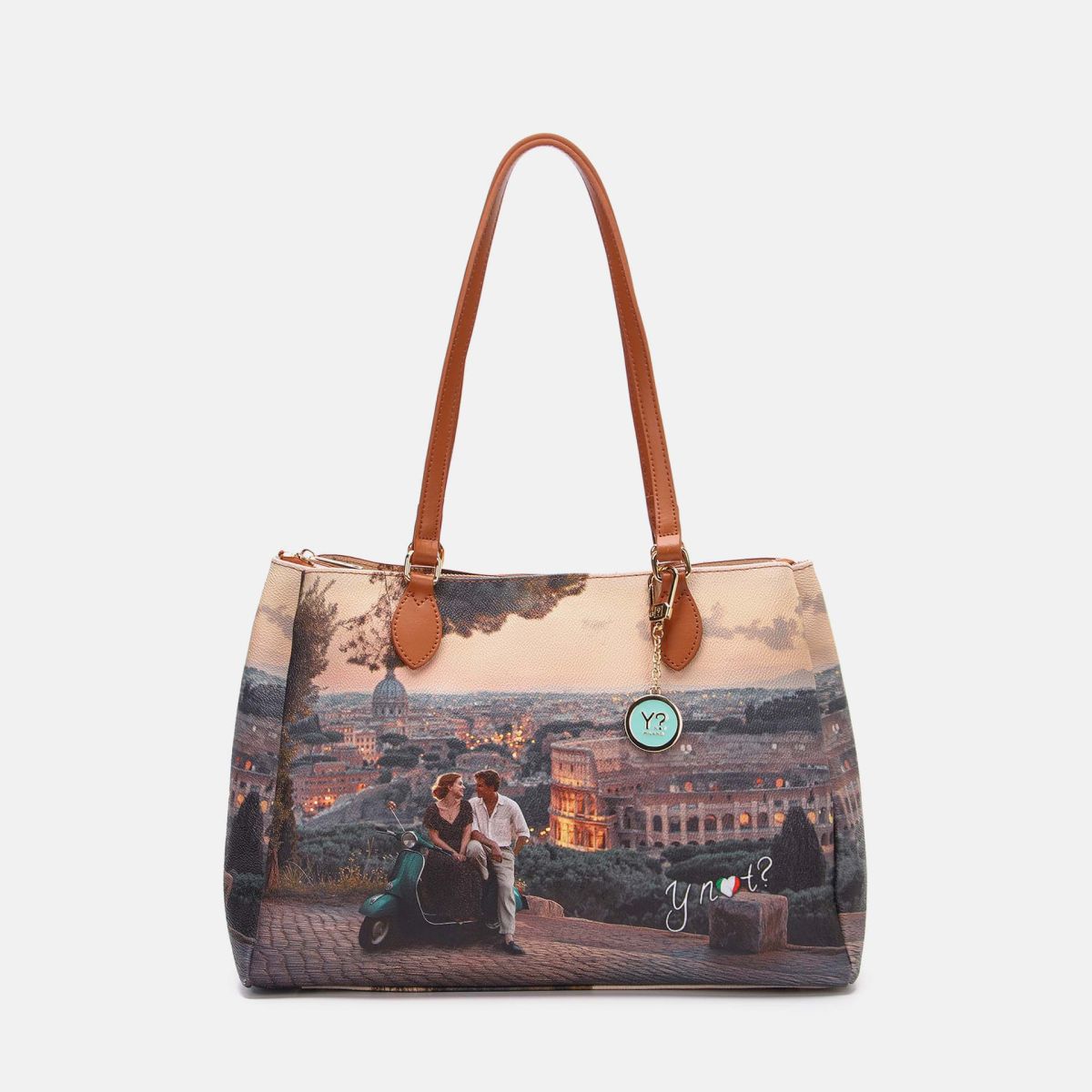 ynot  -  Yes Bag Borsa Tote Stampa Città
dimensioni:L 37,00 x P 14,00 x H 26,50  -  yes594f7