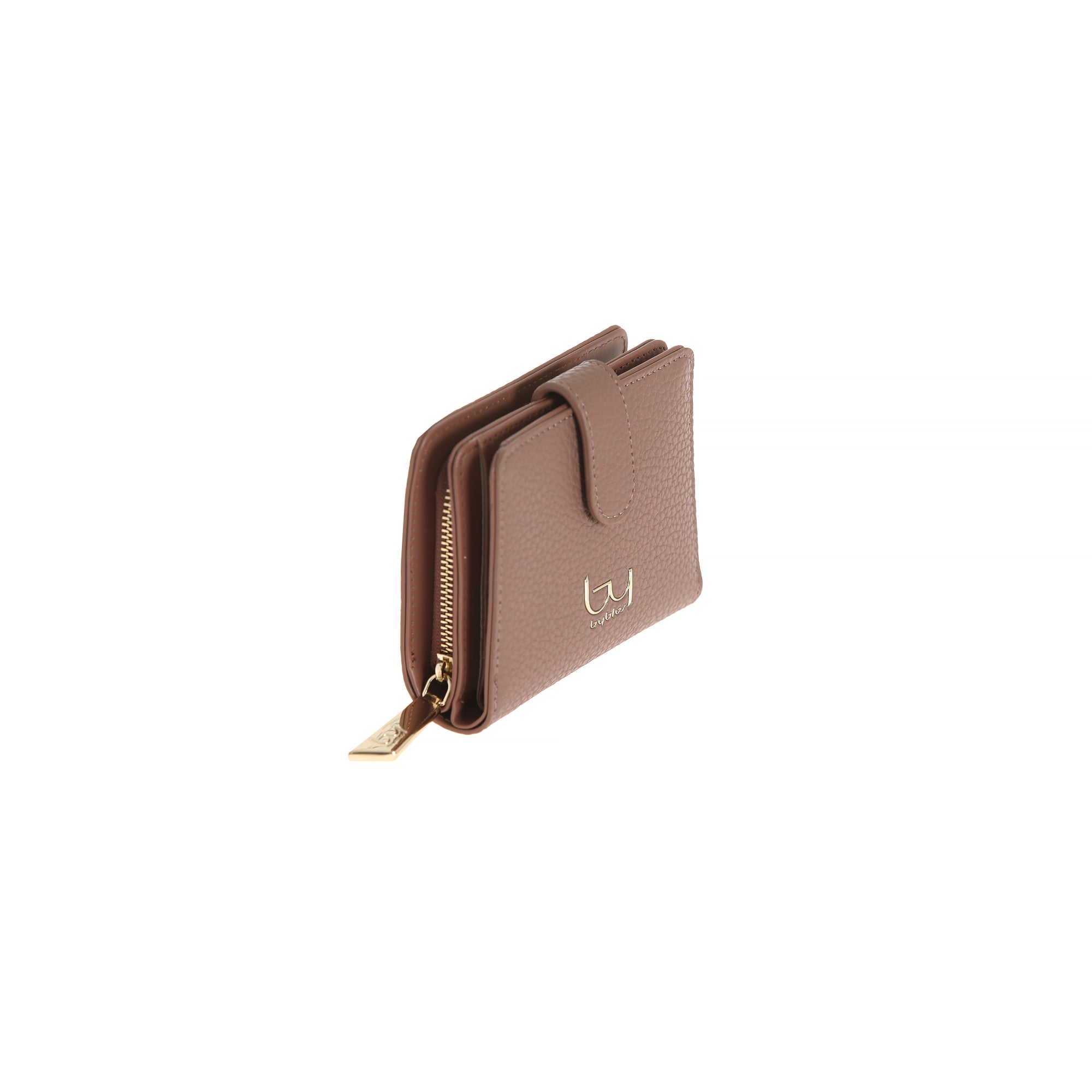 byblos  -  Portafogli byblos in eco pelle
Doppio scomparto con chiusura con bottone portacarte 
Scomparto con chiusura con zip porta monete  -  BYPS33B215