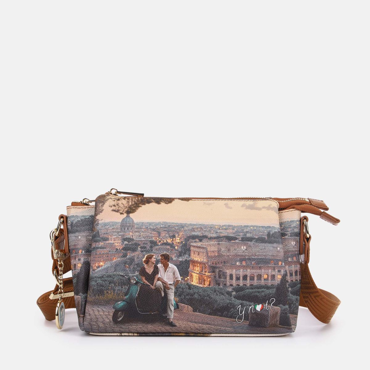 ynot  -  Borsa A Spalla Stampa Città
dimensioni:L 24,00 x P 7,00 x H 15,00  -  yes728f7