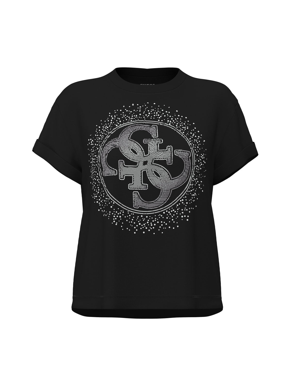 -  Shirt con strass  -  w6yi18k4331