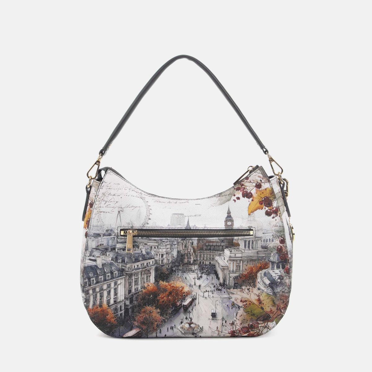 ynot  -  Yes Bag Borsa A Spalla Stampa Città
dimensioni:L 32,00 x P 12,00 x H 26,00  -  yes629f7