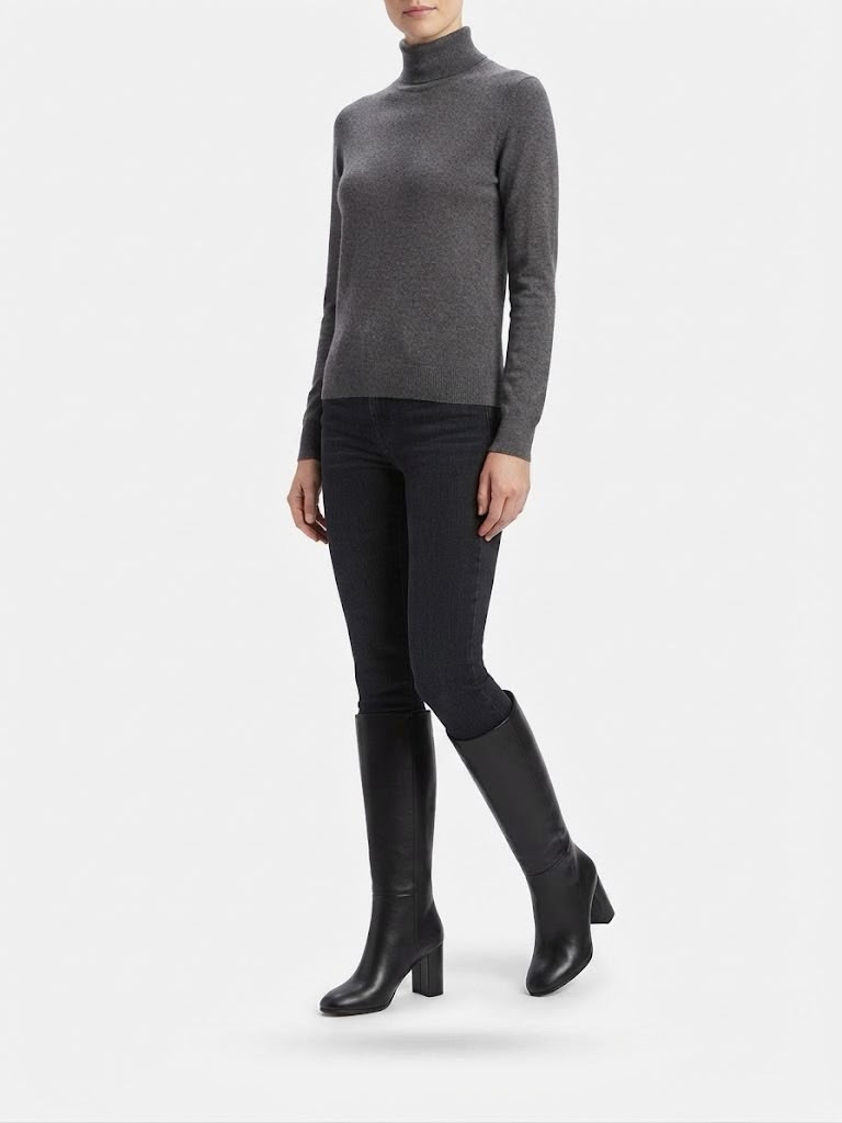 GUESS  -  stivale alto tacco  -  flfbrnlea11