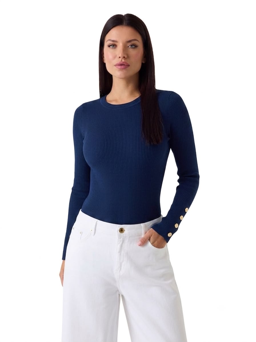 GUESS  -  maglione leggero manica lunga  -  w6yr09z0948