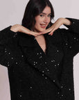 mimi mua  -  giacca manica tre quarti  -  sfap-6734