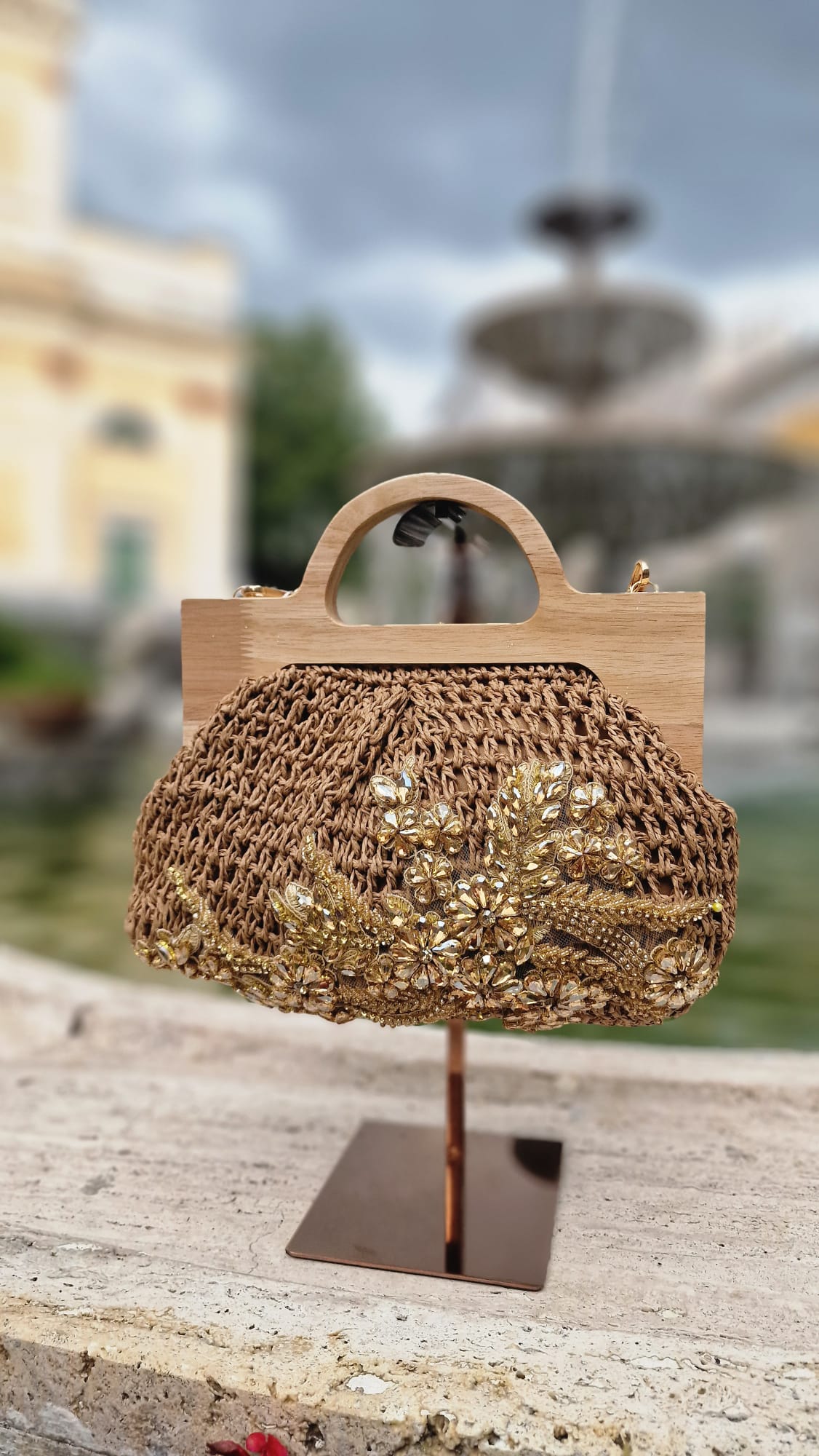 scrilù  -  Borsa in rafia  -  BOR6