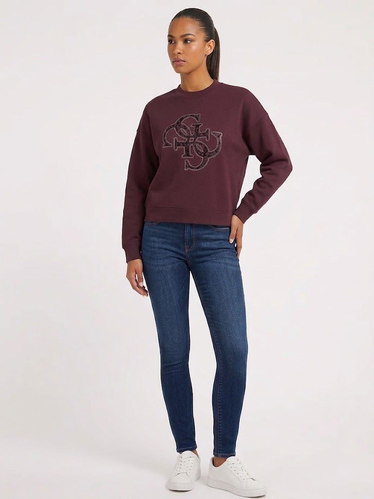 GUESS  -  golfino manica lunga  -  w6br52z1453