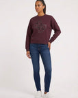 GUESS  -  golfino manica lunga  -  w6br52z1453