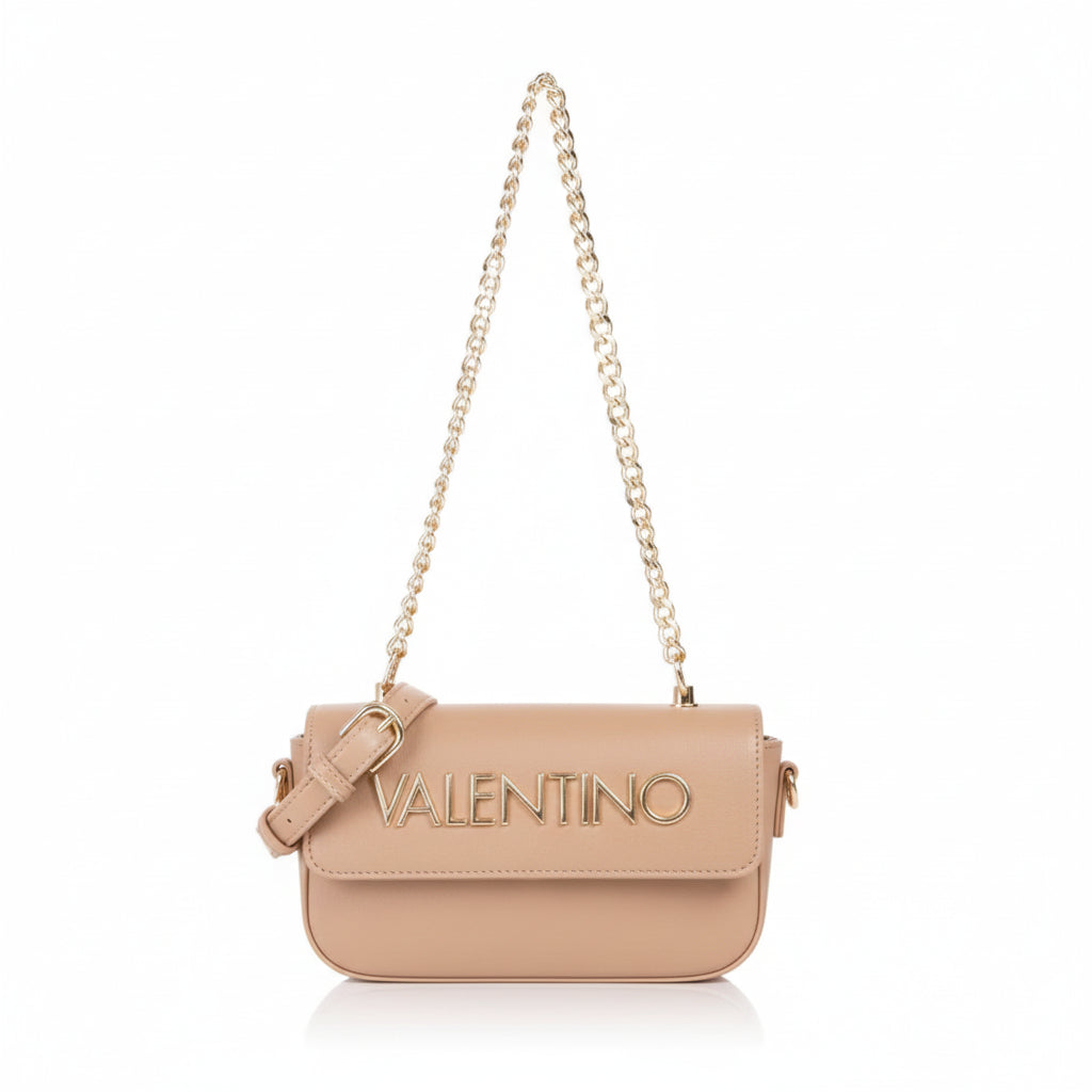 VALENTINO  -  Articolo: VBS8H309
Misure: 12,5 x 21,5 x 4 cm
Materiale: Ecopelle
Colore: Nero
Interni: Unico scomparto
Chiusura: Pattina e Clip 
Collezione: Nuova Collezione Nammos Re  -  VBS8H309