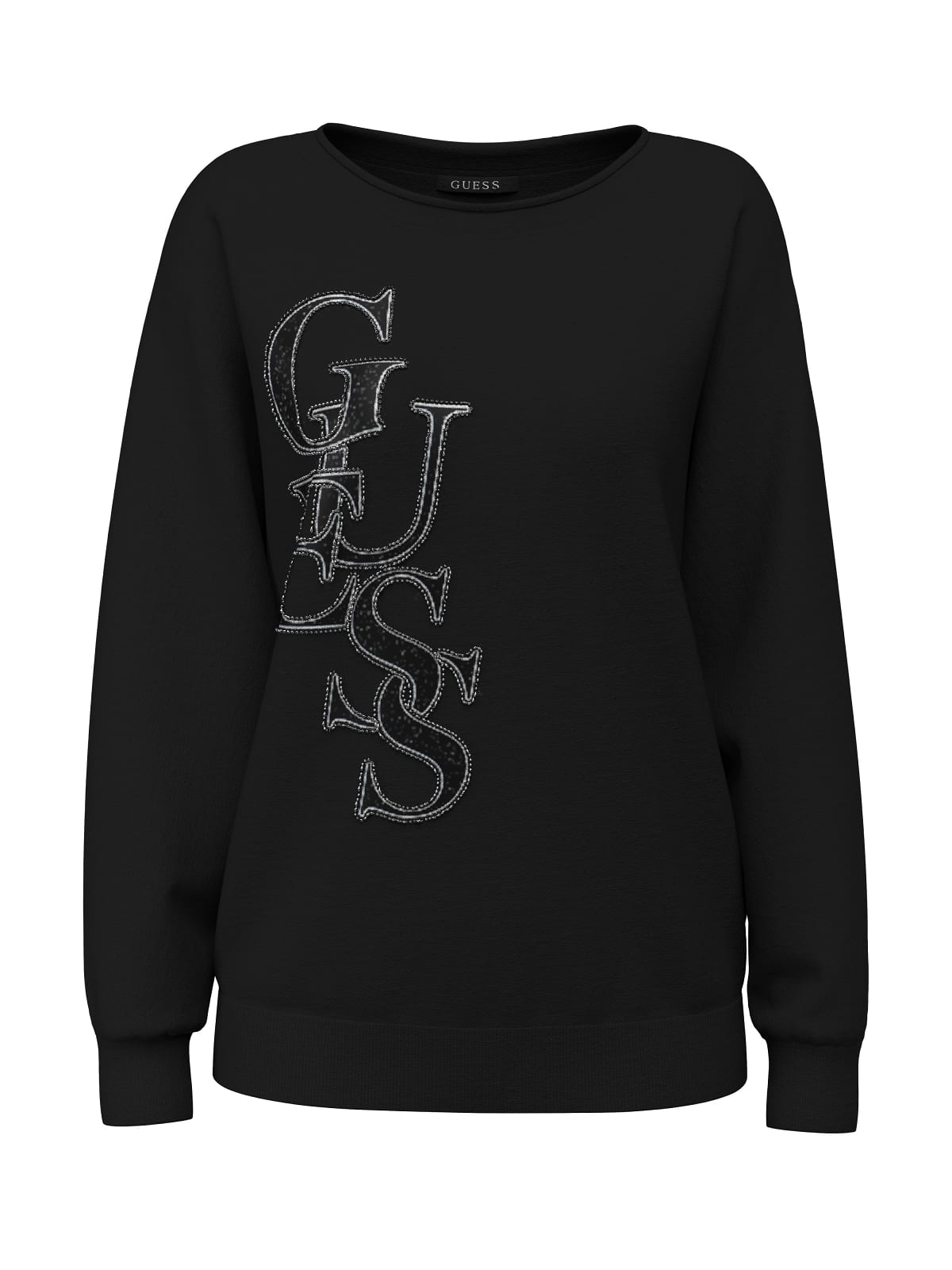 GUESS  -  Felpa con logo strass  -  w6br51z1452